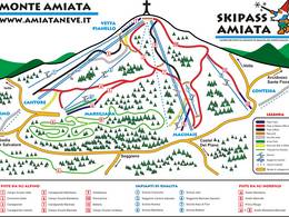 Mappa delle piste Monte Amiata