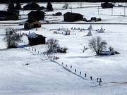 Prato da sci Sax in valle