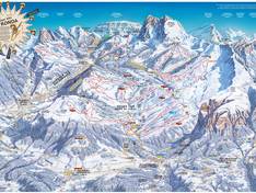 Mappa delle piste Alpe di Siusi (Seiser Alm)