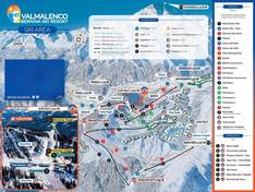 Mappa delle piste Valmalenco - Alpe Palù
