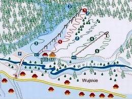 Mappa delle piste Wujskie