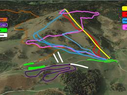 Mappa delle piste Hornlift - Fröhnd