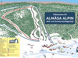 Mappa delle piste Almåsa