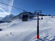 Vista dalla funivia Maiskogelbahn su Maiskogel e Kitzsteinhorn