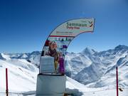 Segnaletica Duty Free Run verso Samnaun