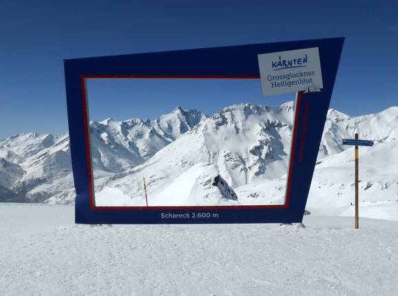Motivo fotografico sul Schareck a 2.600 m con il Großglockner