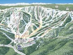 Mappa delle piste Monarch