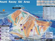 Mappa delle piste Yubari Resort - Mount Racey