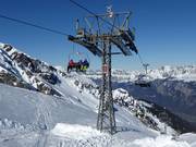 Gaffia-Pizolhütte - 4pers.| Seggiovia ad alta velocità (agganc.autom.)