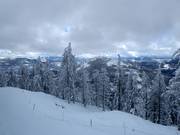 Vista verso il Red Mountain