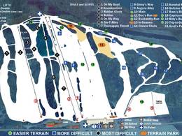 Mappa delle piste Toggenburg Ski Center