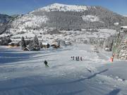 Pista facile Idealhang presso lo skilift