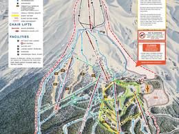Mappa delle piste Timberline