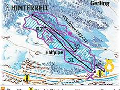 Mappa delle piste Hinterreit