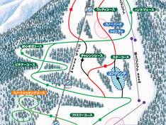 Mappa delle piste Ontake Ropeway