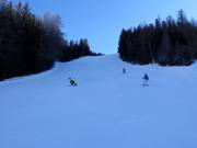 Discesa a valle nera