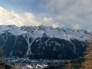 Vista sull’area sciistica Brévent-Flégère