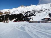 Pista per principianti con tappeto a Méribel