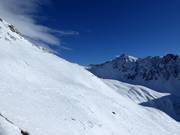 Pendii freeride non protetti presso la Leppleskofelbahn