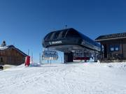 Les Granges - 6pers.| Seggiovia ad alta velocità (ad agganciamento automatico) con cupole di protezione