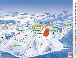 Mappa delle piste Postwiesen Skidorf - Neuastenberg