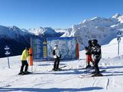 Tabellone informativo sulla pista