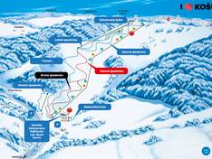 Mappa delle piste Košútka - Hriňová