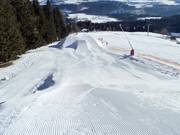 Snowpark preparato sulla Mutterer Alm