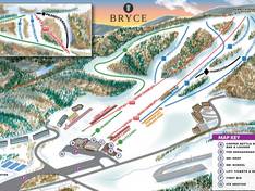 Mappa delle piste Bryce Resort