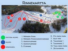 Mappa delle piste Talma