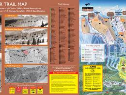 Mappa delle piste Kicking Horse - Golden