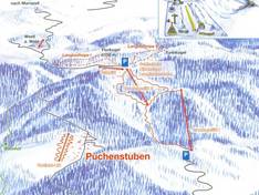 Mappa delle piste Wastl am Wald - Puchenstuben