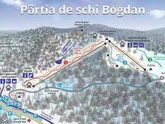 Mappa delle piste Bogdán