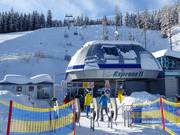 Höfi-Express II - 4pers.| Seggiovia ad alta velocità (ad agganciamento automatico) con cupole di protezione