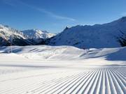 Piste appena preparate al Riedkopf