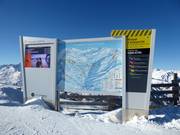 Eccellente mappa delle piste con informazioni in tempo reale