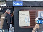 Listino prezzi alla stazione a valle