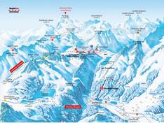 Mappa delle piste Silvretta Bielerhöhe - Partenen