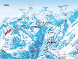 Mappa delle piste Silvretta Bielerhöhe - Partenen