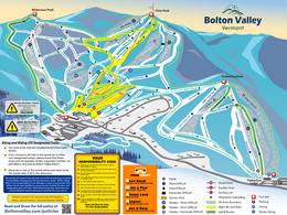 Mappa delle piste Bolton Valley