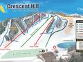 Mappa delle piste Crescent Hill