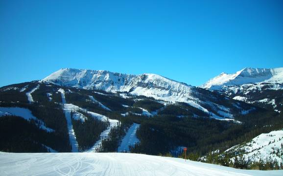Stazione a valle più alta nella Madison Range – comprensorio sciistico Yellowstone Club