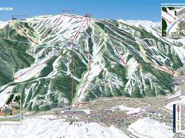 Mappa delle piste Bald Mountain - Sun Valley