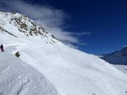 Pendii freeride non protetti presso la Leppleskofelbahn