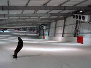 Anche gli snowboarder si sentono molto a loro agio qui.