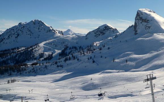 Sciare nelle Alpi meridionali francesi