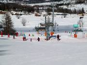 Impianti di risalita per principianti nella zona a valle