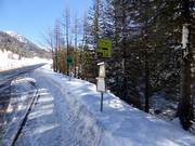 Fermata dell'autobus presso lo skilift Schneeflucht