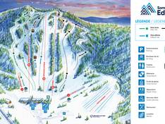 Mappa delle piste Sommet Edelweiss