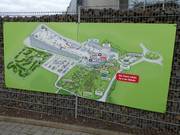 Mappa delle piste all’ingresso della ski-hall